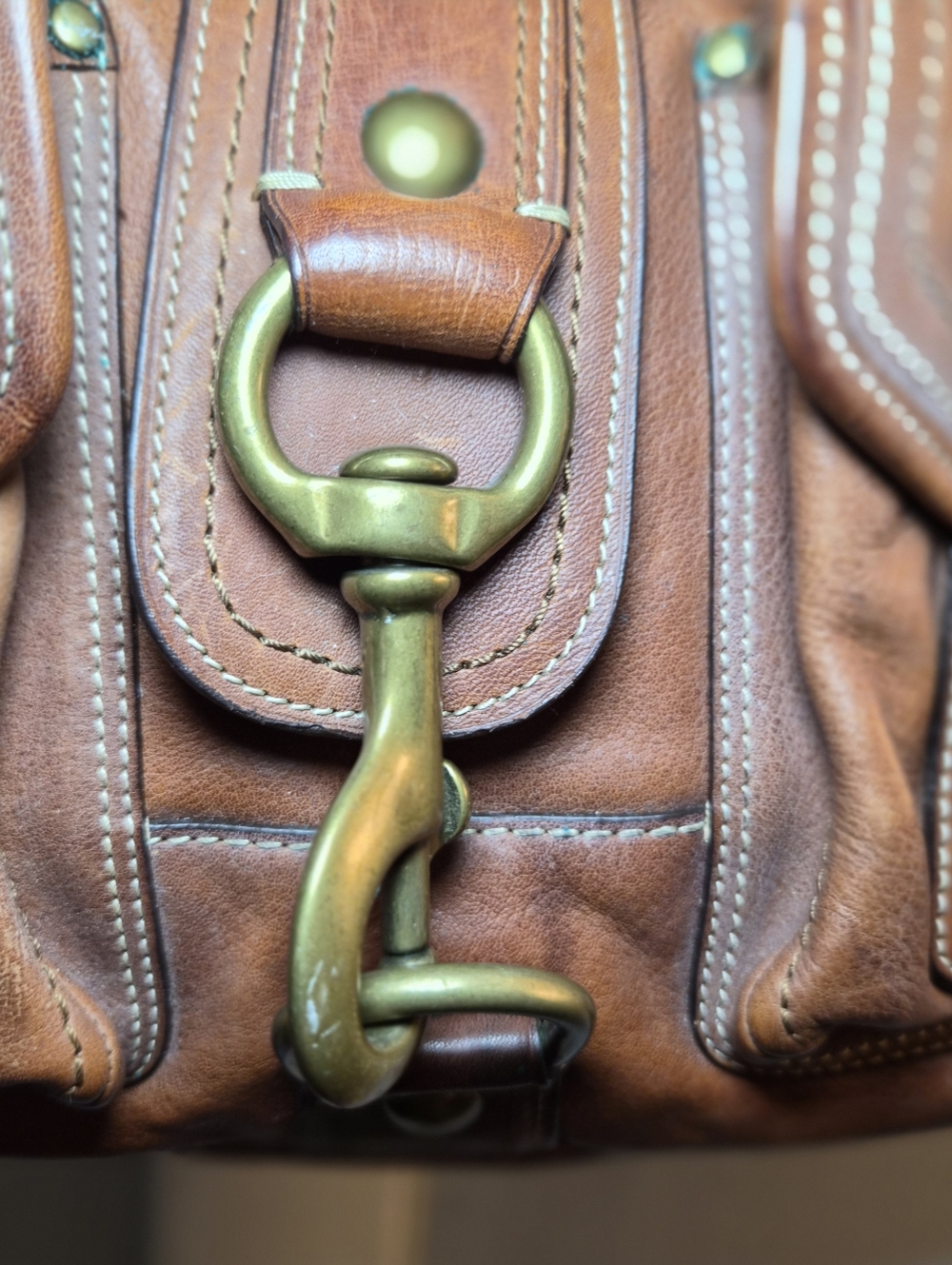 Authentic COACH Legacy Mandy Satchel 65th Anniversary Whiskey Leather #10331 - Picture 4 of 13